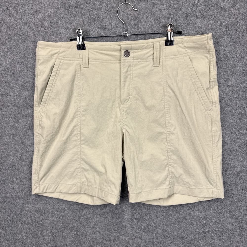 Royal‎ Robbins Discovery III Bermuda Shorts Mens 12 Tan Khaki Hiking Travel